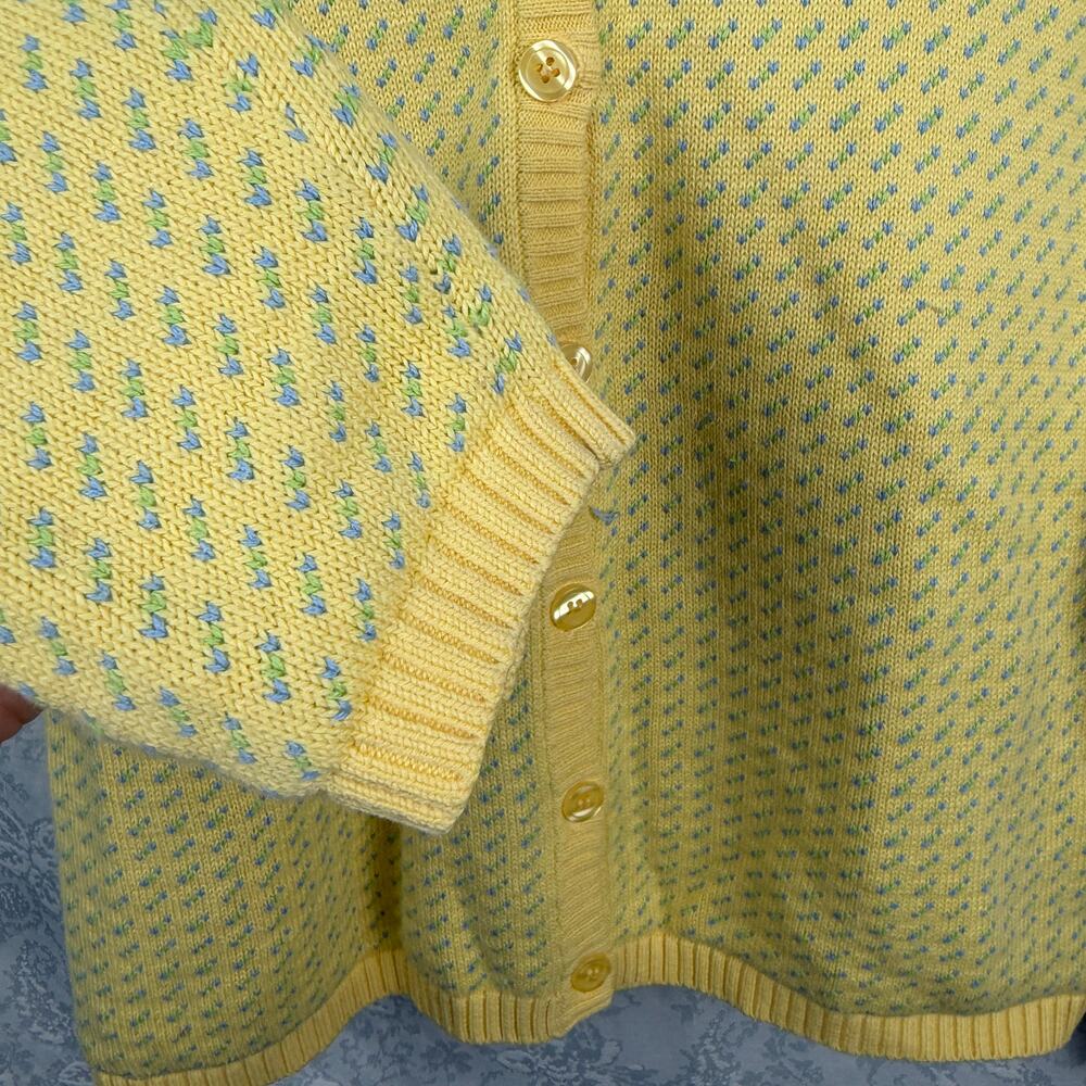 L.L.Bean Women's Button-Front Cardigan – Size XS Cottage Core - Picture 4 of 5